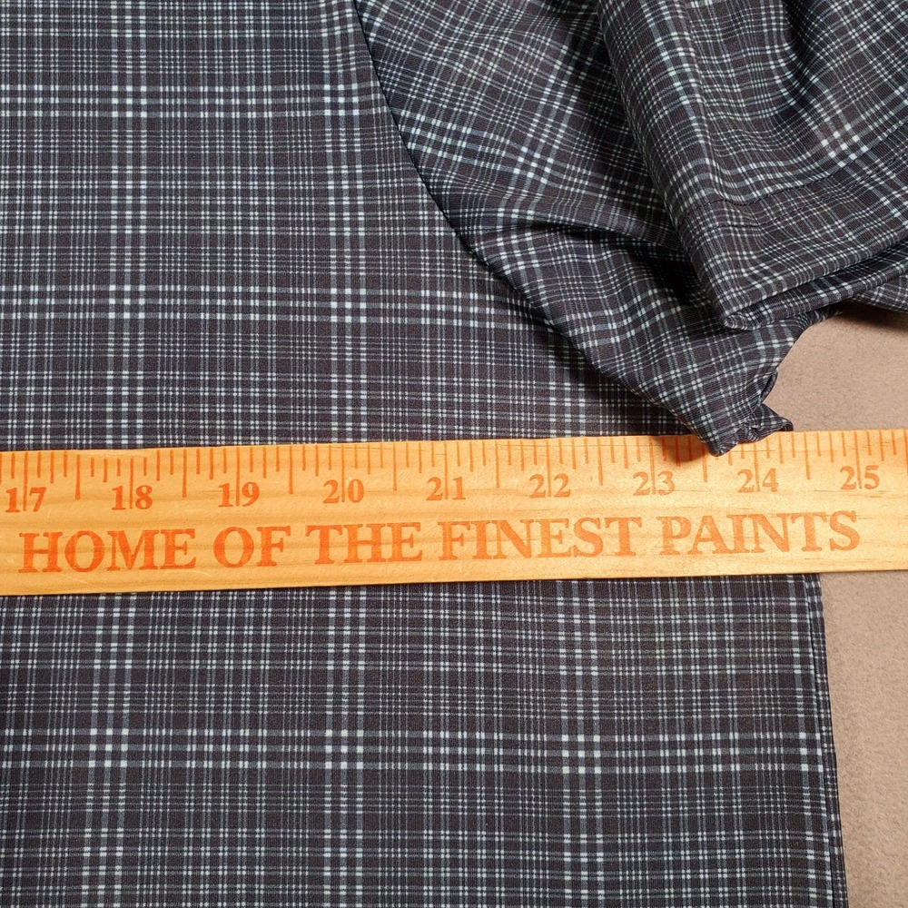 Callaway Golf Polo Shirt Mens LT Blue Green Plaid Performance Active Stretch - Picture 4 of 8